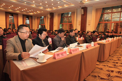 省造紙行業(yè)協(xié)會(huì )、學(xué)會(huì )2012年年會(huì )暨學(xué)會(huì )換屆選舉大會(huì )會(huì )場(chǎng)一角